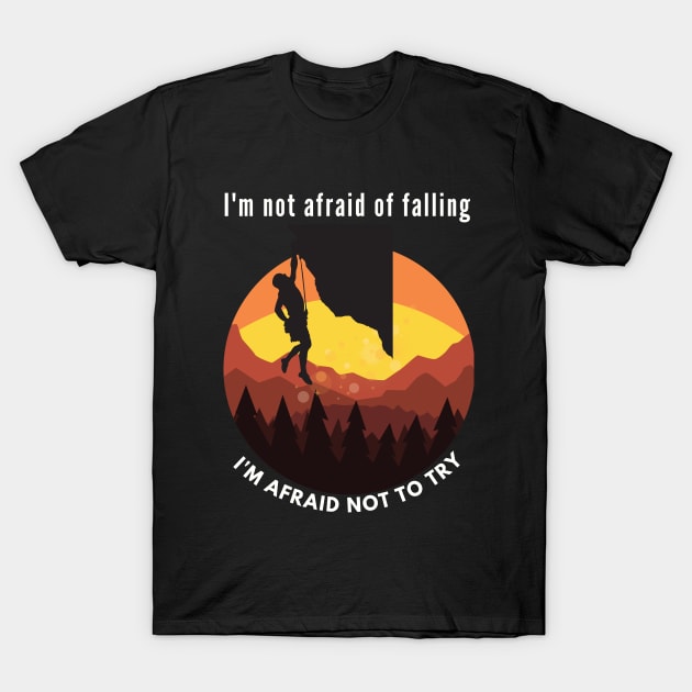 Climbing challenges T-Shirt by Gatofiero